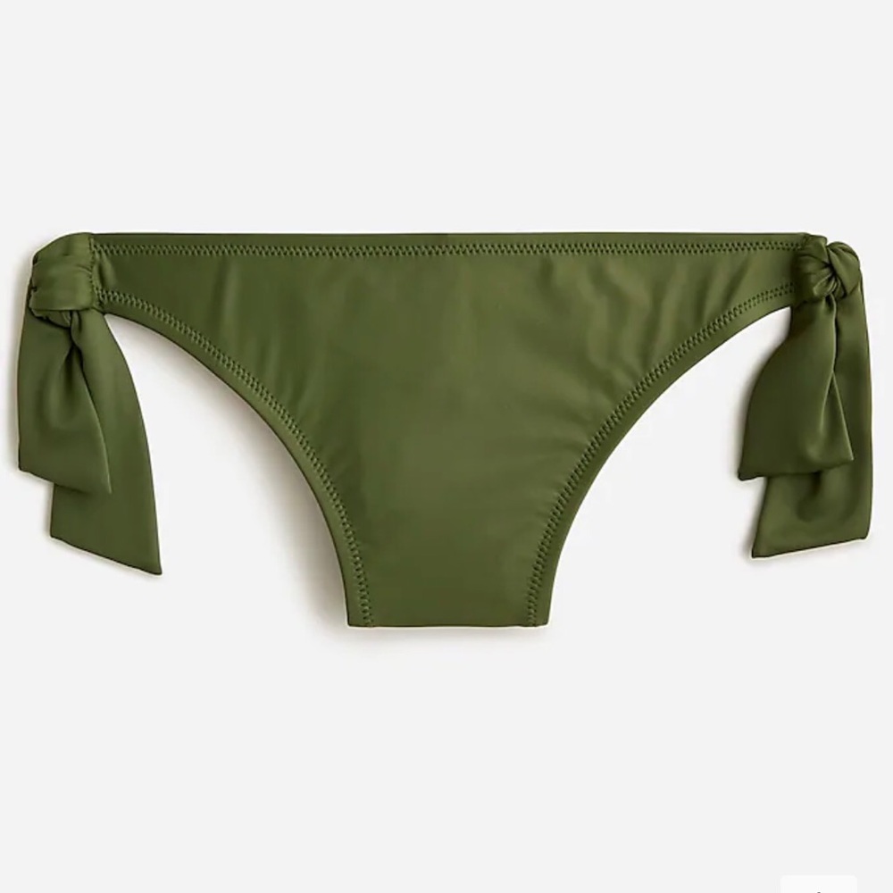 NWT j. crew Bow-tie hipster full-coverage bikini bottom